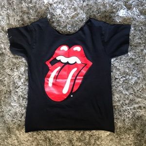 Women’s crop top Rolling Stones T